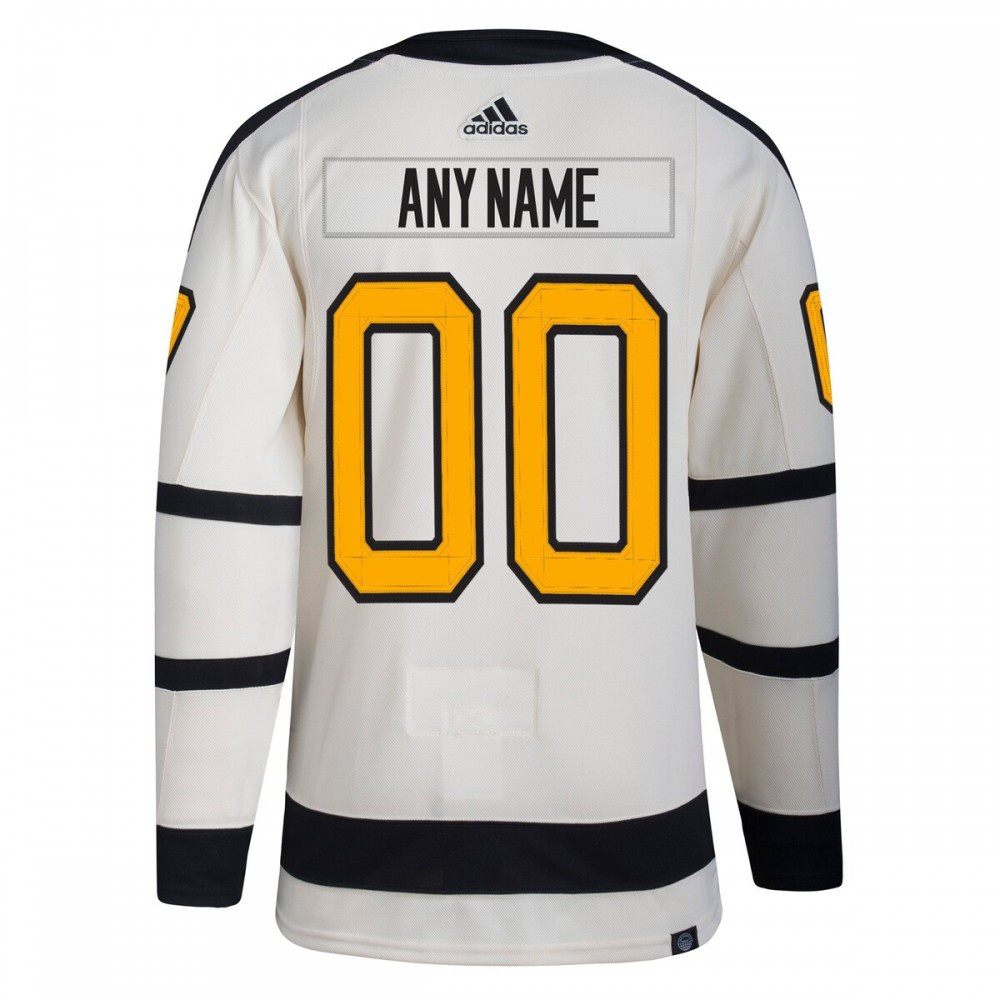 Pittsburgh Penguins adidas 2023 Winter Classic Authentic Custom Jersey - Cream-Pro Kit Vault | Brand New 26/27 Sports Jerseys